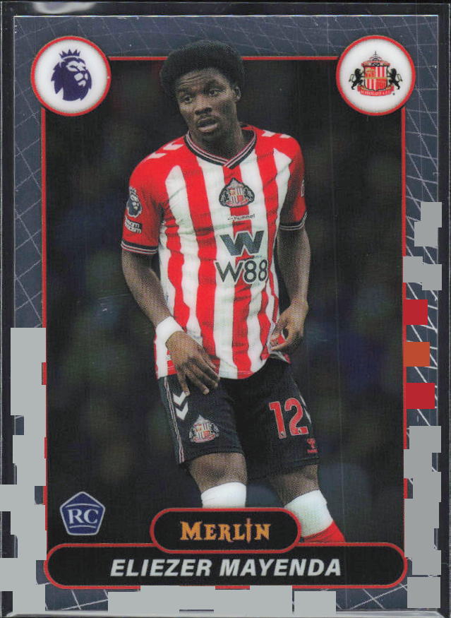 Eliezer Mayenda 2026 Merlin Premier League RC #162 – framsida