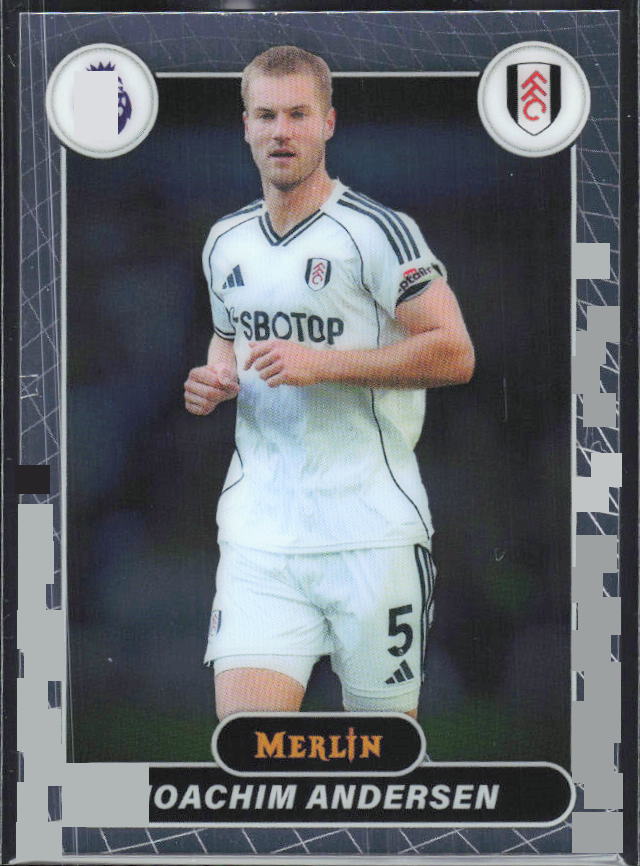 Joachim Andersen 2026 Merlin Premier League #99 – framsida