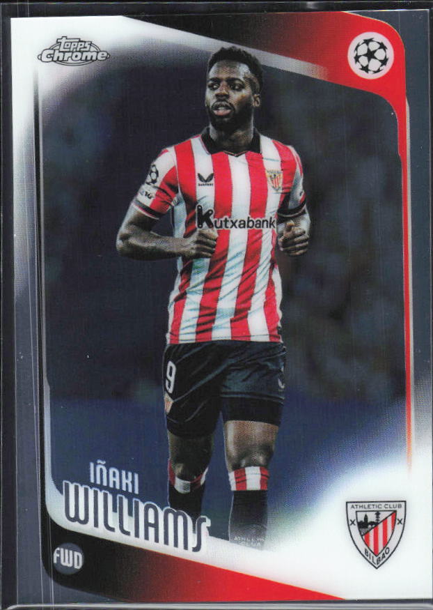 Iñaki Williams 2025-26 Chrome UEFA #20 – framsida