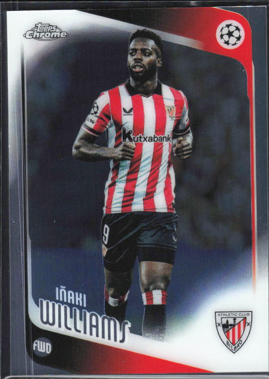 Iñaki Williams 2025-26 Chrome UEFA #20 – framsida