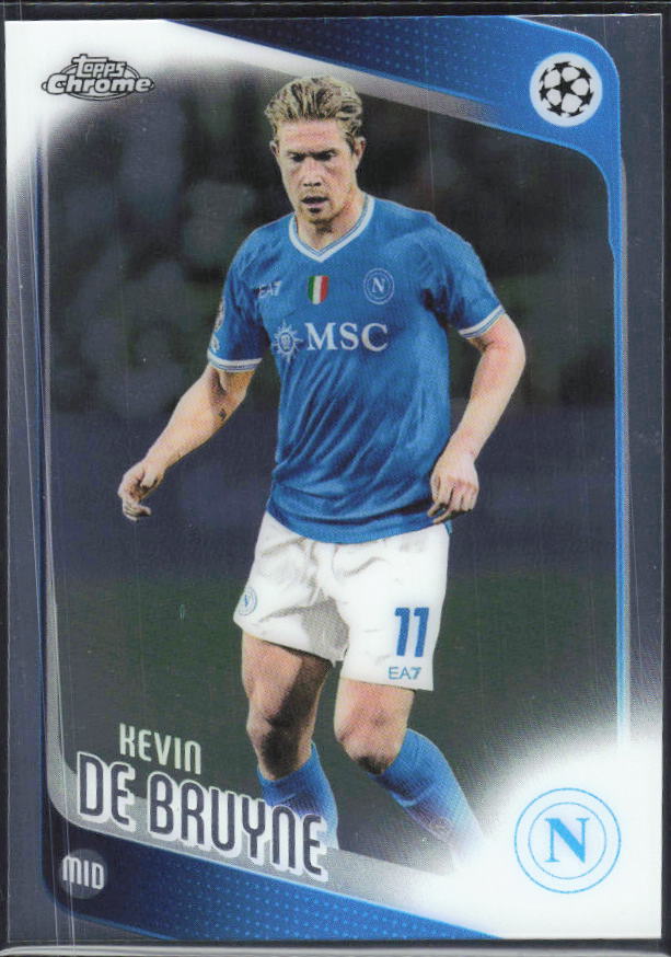 Kevin De Bruyne 2025-26 Chrome UEFA #200 – framsida