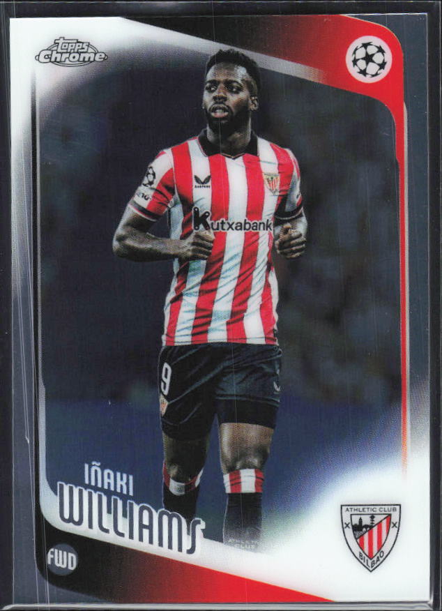 Iñaki Williams 2025-26 Chrome UEFA #20 – framsida