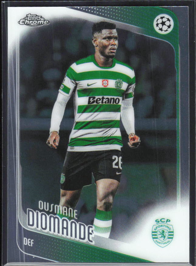 Ousmane Diomande 2025-26 Chrome UEFA #104 – framsida