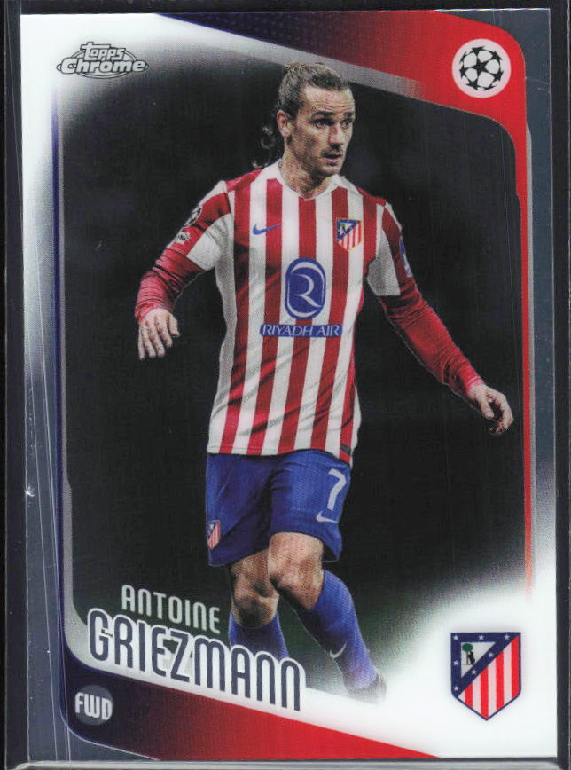 Antoine Griezmann 2025-26 Chrome UEFA #82 – framsida