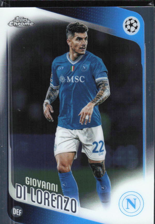 Giovanni Di Lorenzo 2025-26 Chrome UEFA #77 – framsida