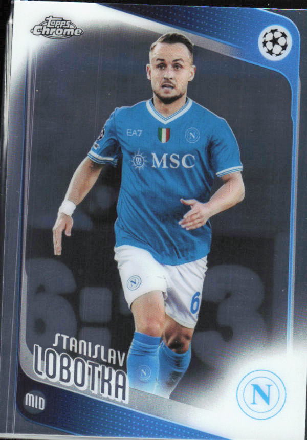 Stanislav Lobotka 2025-26 Chrome UEFA #11 – framsida