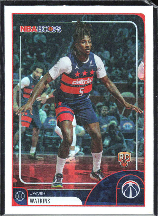 Jamir Watkins 2025-26 NBA Hoops RC #19 – framsida