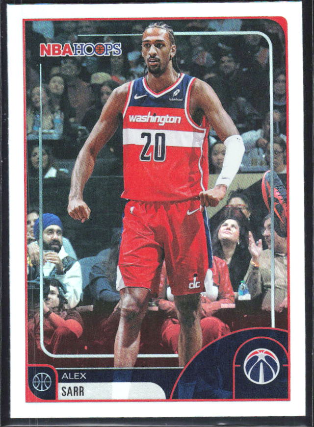 Alex Sarr 2025-26 NBA Hoops #58 – framsida