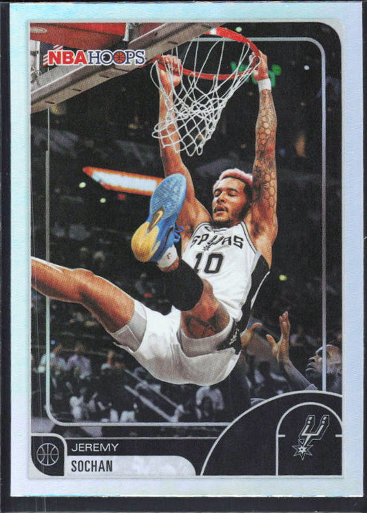 Jeremy Sochan 2025-26 NBA Hoops #154 – framsida