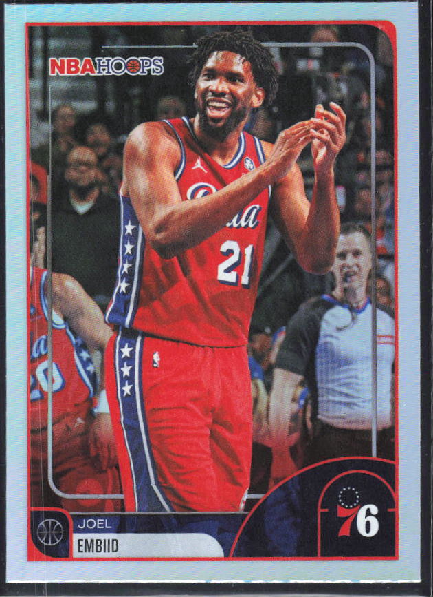 Joel Embiid 2025-26 NBA Hoops #9 – framsida
