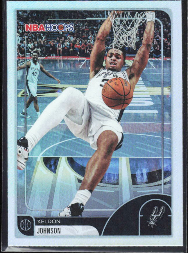 Keldon Johnson 2025-26 NBA Hoops #23 – framsida