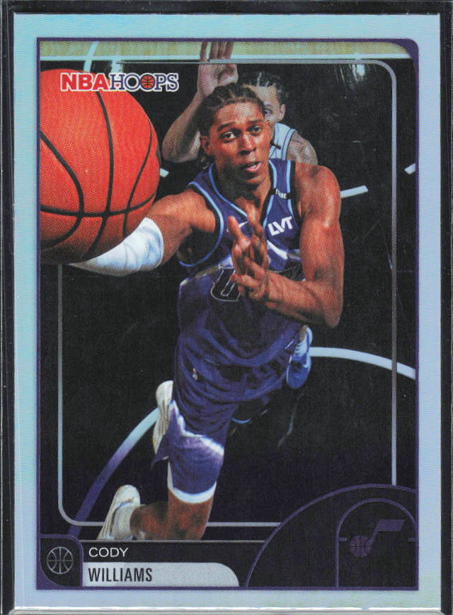 Cody Williams 2025-26 NBA Hoops #121 – framsida