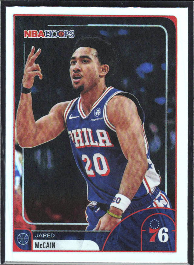 Jared McCain 2025-26 NBA Hoops #197 – framsida