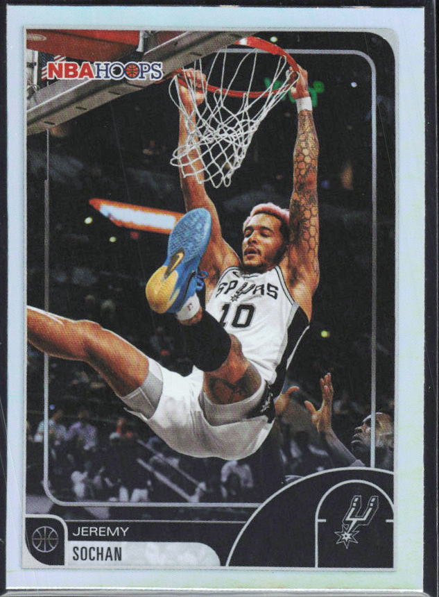 Jeremy Sochan 2025-26 NBA Hoops #154 – framsida