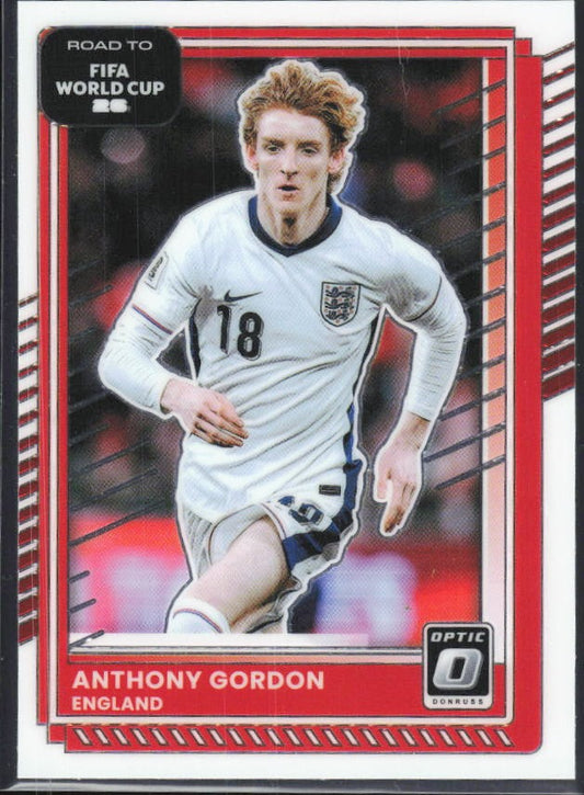 Anthony Gordon 2025-26 Donruss Road to FIFA World Cup #67 – framsida