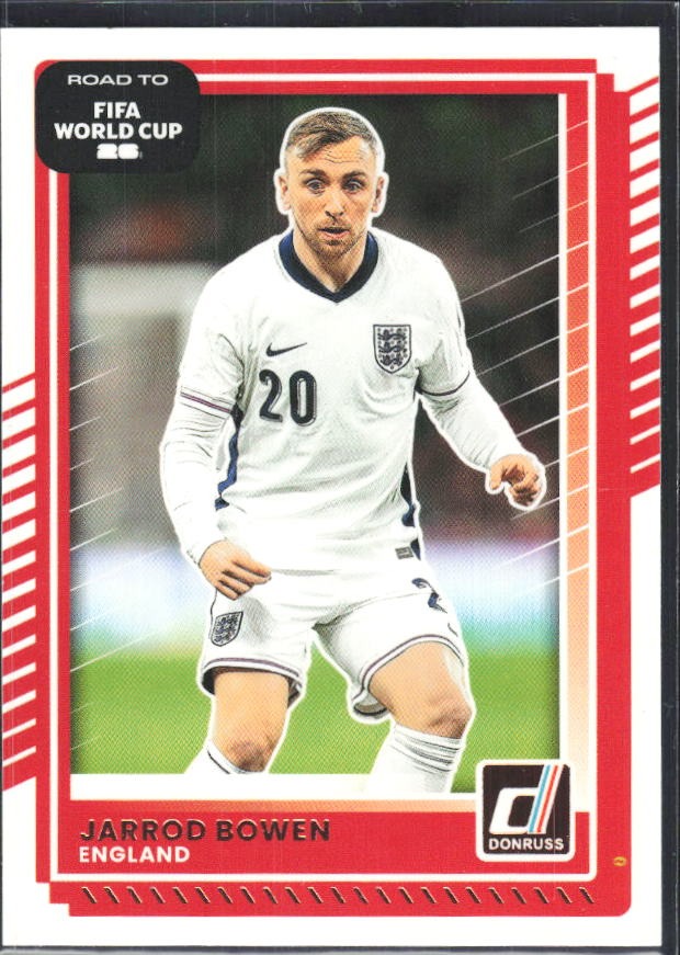 Jarrod Bowen 2025-26 Donruss Road to FIFA World Cup #73 – framsida
