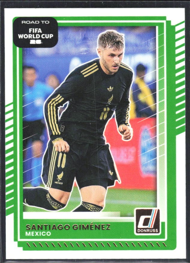 Santiago Gimenez 2025-26 Donruss Road to FIFA World Cup #75 – framsida