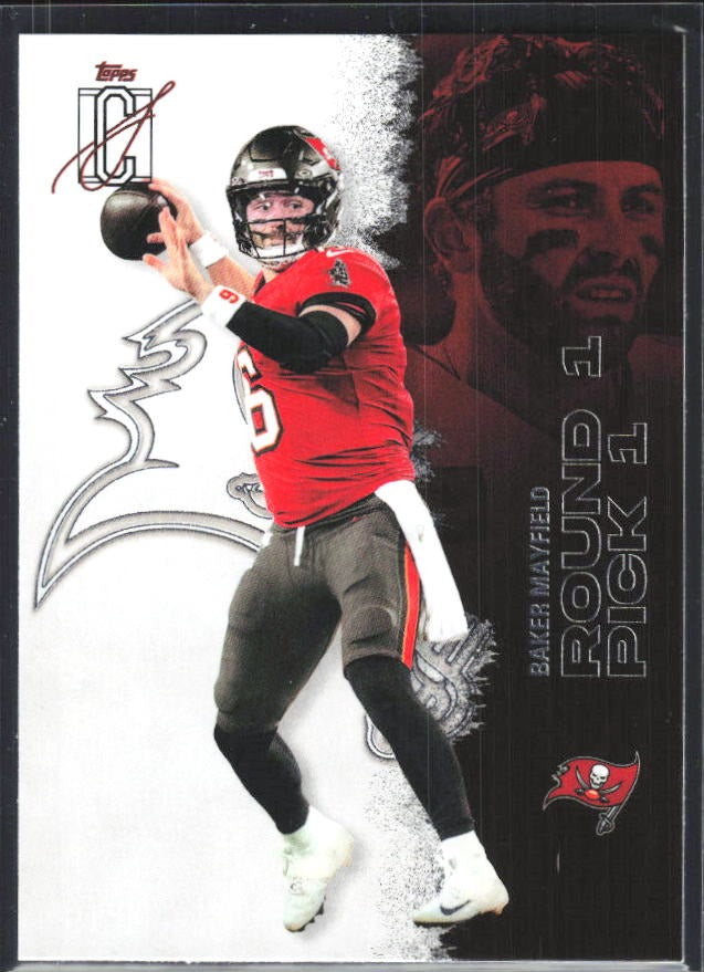 Baker Mayfield 2025 Topps Signature Class Football #50 – framsida