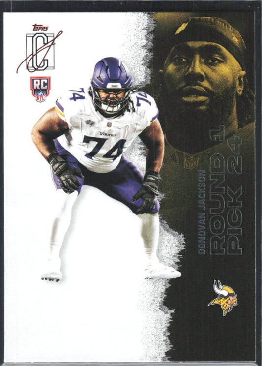 Donovan Jackson 2025 Topps Signature Class Football #241 – framsida