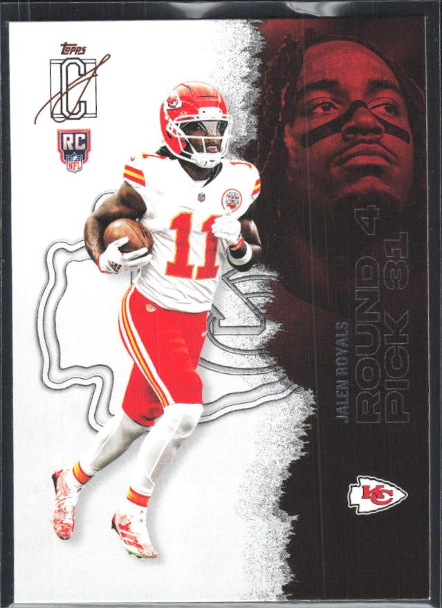 Jalen Royals 2025 Topps Signature Class Football #125 – framsida