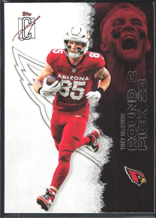 Trey McBride 2025 Topps Signature Class Football #1 – framsida