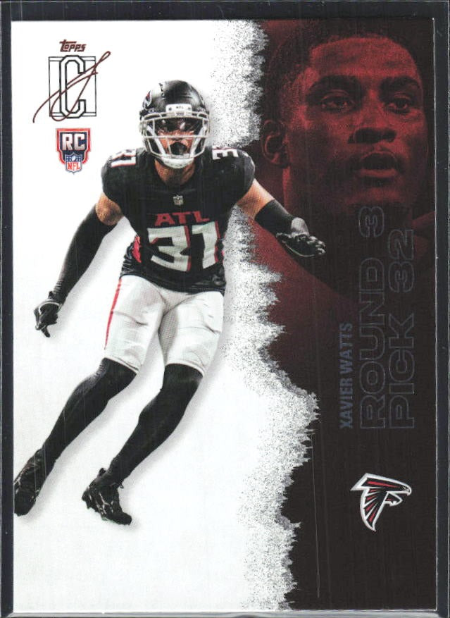 Xavier Watts 2025 Topps Signature Class Football #221 – framsida