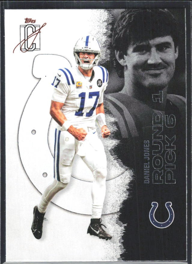 Daniel Jones 2025 Topps Signature Class Football #59 – framsida