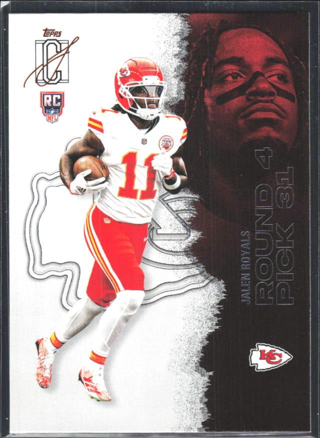 Jalen Royals 2025 Topps Signature Class Football #125 – framsida