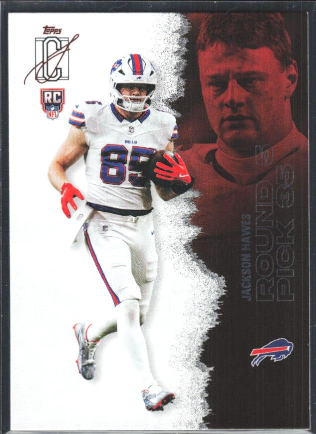Jackson Hawes 2025 Topps Signature Class Football #207 – framsida
