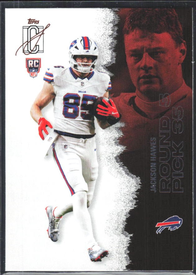 Jackson Hawes 2025 Topps Signature Class Football #207 – framsida