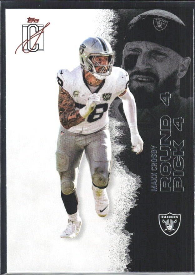 Maxx Crosby 2025 Topps Signature Class Football #83 – framsida