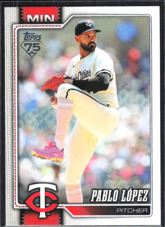 Pablo López 2026 Topps Series 2 #509 – framsida