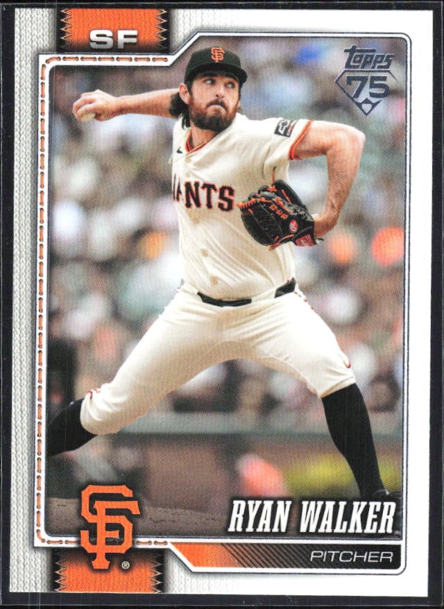 Ryan Walker 2026 Topps Series 2 #540 – framsida