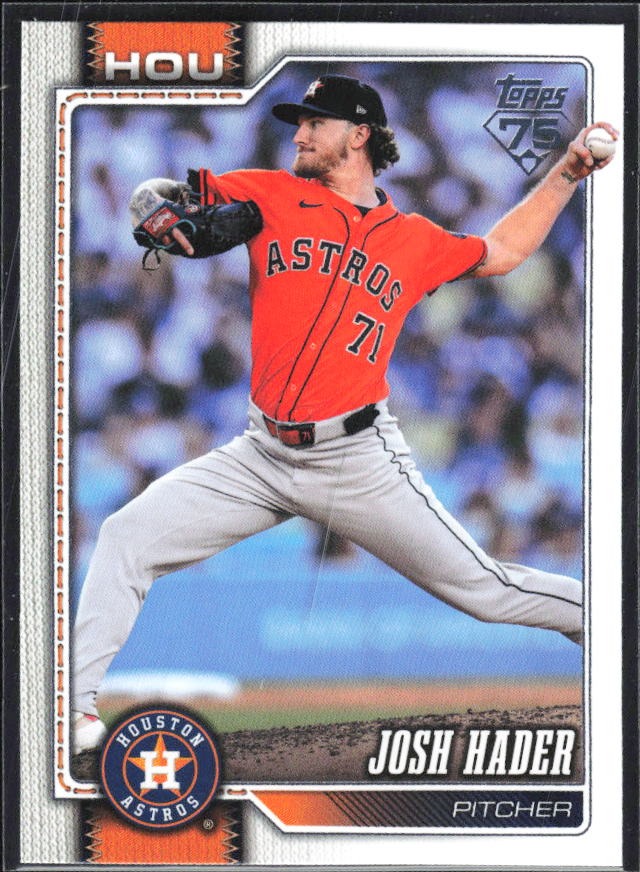 Josh Hader 2026 Topps Series 2 #454 – framsida