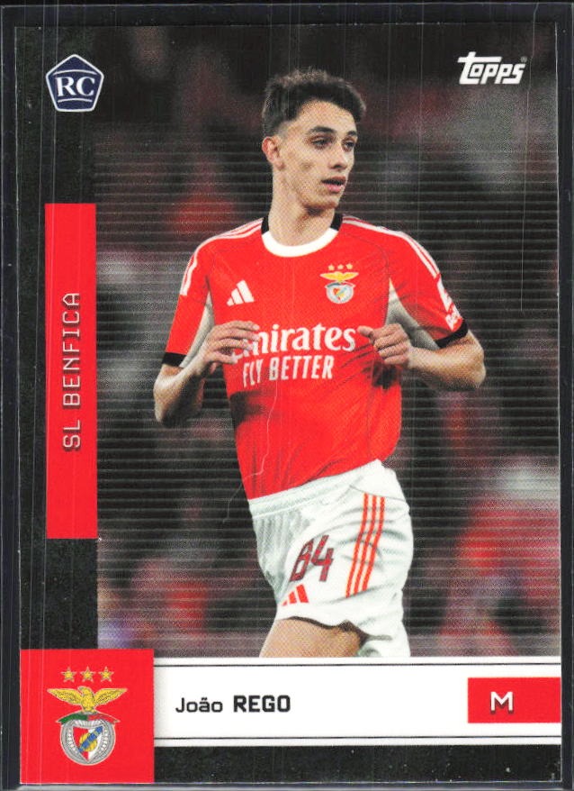 João Rego 2025-26 Topps Benfica #15 – framsida
