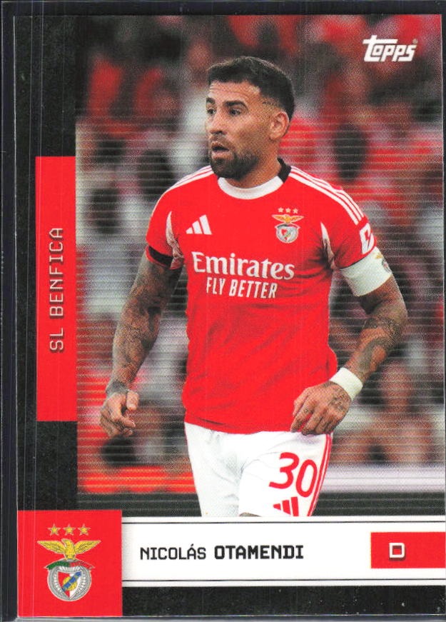 Nicolás Otamendi 2025-26 Topps Benfica #7 – framsida