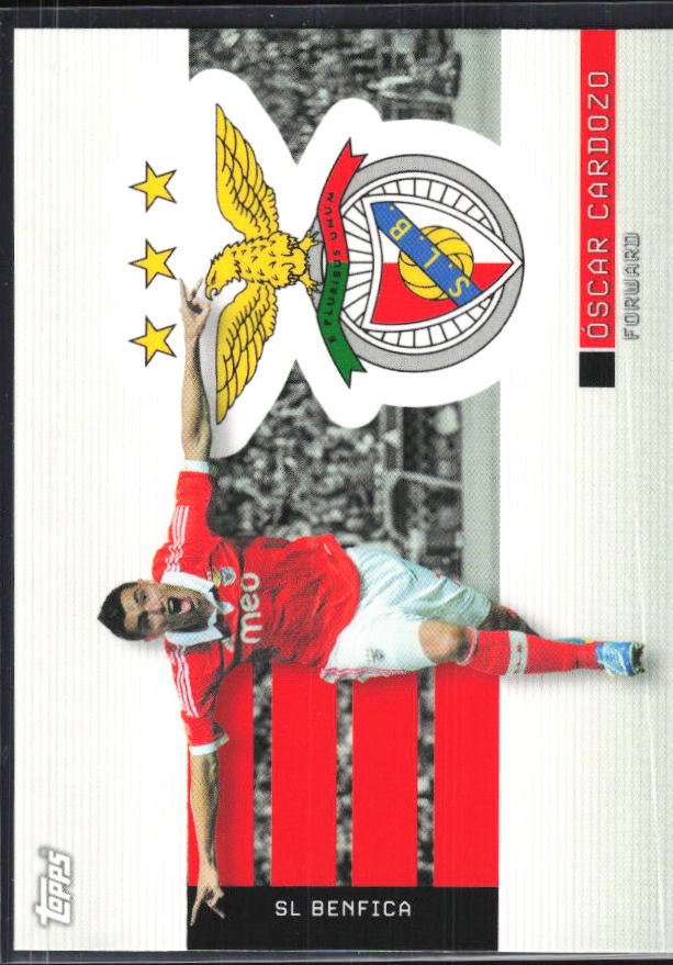 Óscar Cardozo 2025-26 Topps Benfica Soaring Eagle #44 – framsida