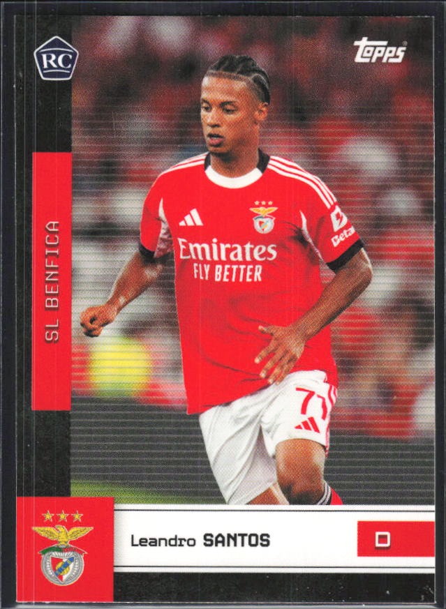 Leandro Santos 2025-26 Topps Benfica #3 – framsida