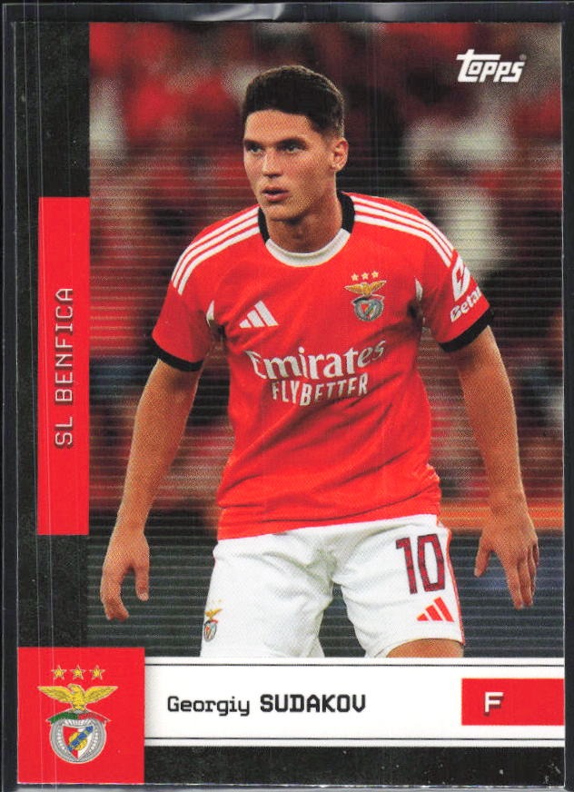 Georgiy Sudakov 2025-26 Topps Benfica #17 – framsida