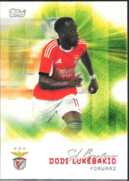 Dodi Lukebakio 2025-26 Topps Benfica Pitch Pursuits #36 – framsida