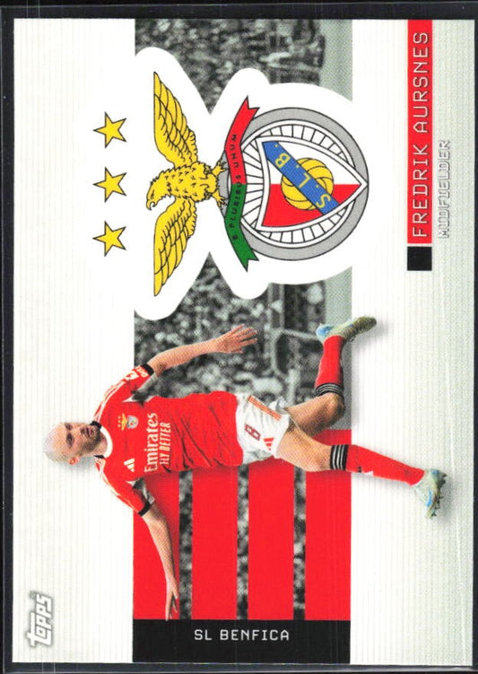 Fredrik Aursnes 2025-26 Topps Benfica Soaring Eagle #43 – framsida