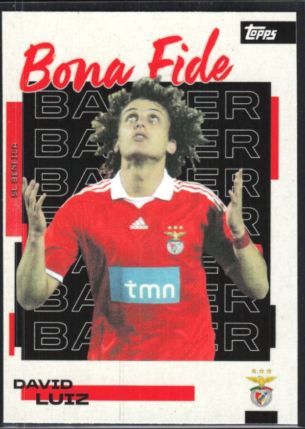 David Luiz 2025-26 Topps Benfica Bona Fide Baller #22 – framsida