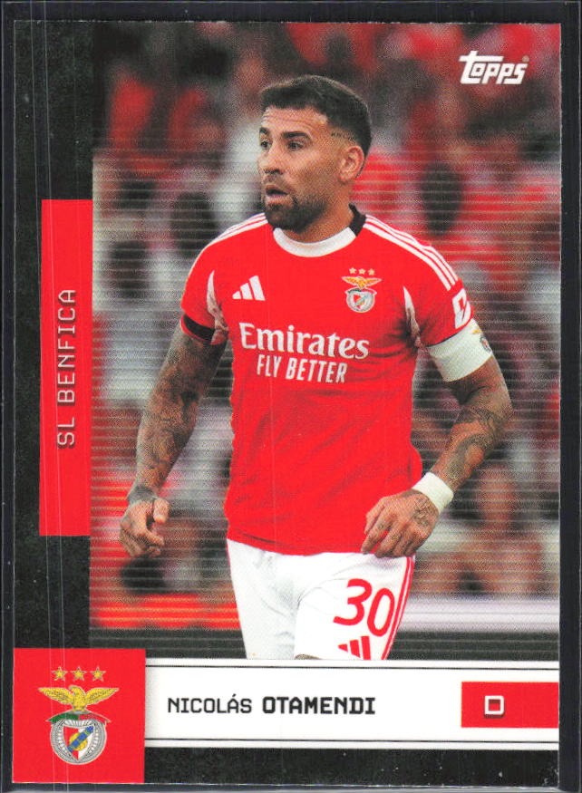 Nicolás Otamendi 2025-26 Topps Benfica #7 – framsida