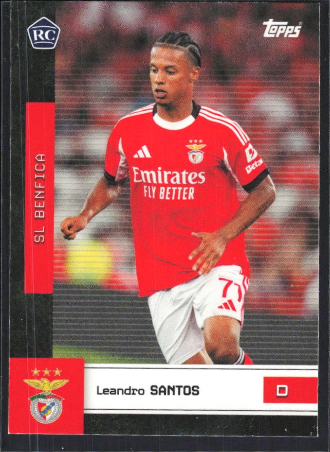Leandro Santos 2025-26 Topps Benfica #3 – framsida