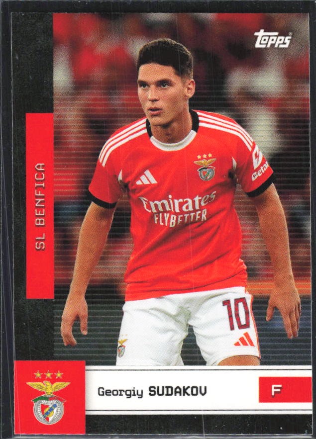 Georgiy Sudakov 2025-26 Topps Benfica #17 – framsida