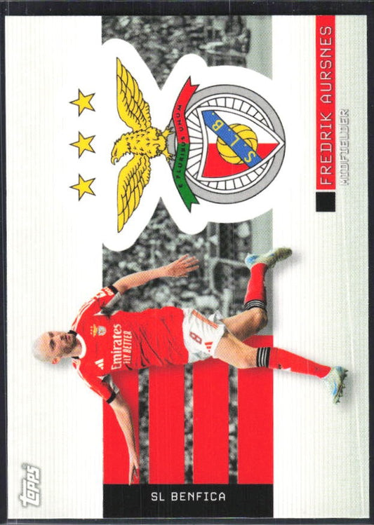 Fredrik Aursnes 2025-26 Topps Benfica Soaring Eagle #43 – framsida