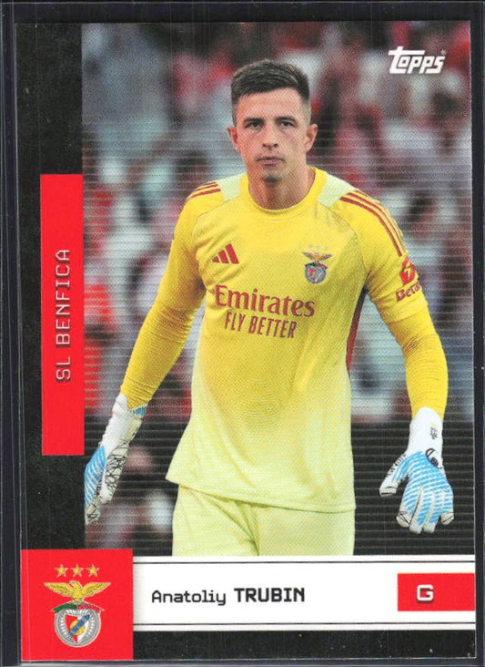 Anatoliy Trubin 2025-26 Topps Benfica #1 – framsida