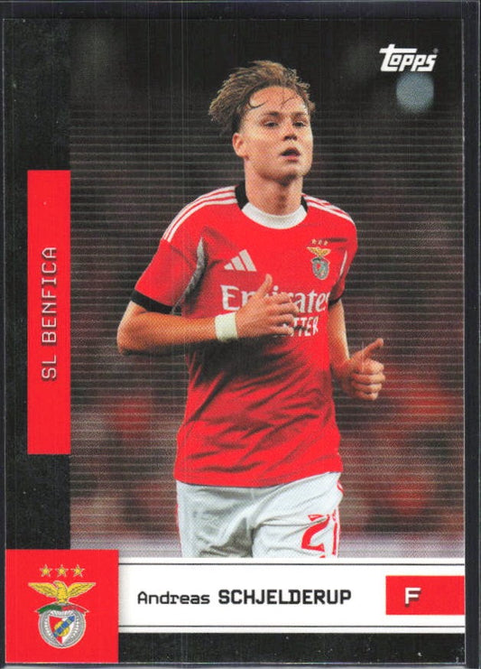 Andreas Schjelderup 2025-26 Topps Benfica #19 – framsida
