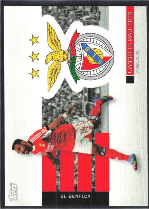 Vangelis Pavlidis 2025-26 Topps Benfica Soaring Eagle #47 – framsida