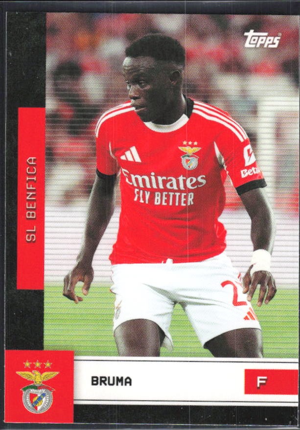Bruma 2025-26 Topps Benfica #21 – framsida
